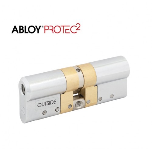 Цилиндр ABLOY Protec 2 CY332 HARD 83мм 47hх36 (ключ/ключ) хром язычок 3 ключа