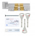 Цилиндр ABLOY Protec 2 CY333 HARD 108мм 57hх51Т (ключ/тумблер) хром язычок 3 ключа