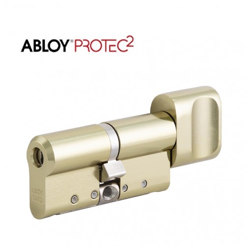 Цилиндр ABLOY Protec 2 CY333 HARD 103мм 47hх56Т (ключ/тумблер) латунь язычок 3 ключа
