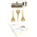 Цилиндр ABLOY Protec 2 CY323 62мм 31х31Т (ключ/тумблер) хром шестеренка 3 ключа