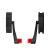 Замок TESA для эвакуационного вихода накладной GLOBAL2S 2 Locking NR 1200мм 8x8мм N: black (RAL 9005)/ R: red (RAL 3000)