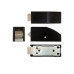 Замок TESA для эвакуационного вихода накладной GLOBAL2S 2 Locking NR 1200мм 8x8мм N: black (RAL 9005)/ R: red (RAL 3000)
