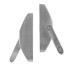 Ручка SANTOS для эвакуационного выхода врезной GMB1300SS II 900мм 9x9мм I: stainless steel/I: stainless steel