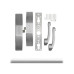 Ручка SANTOS для эвакуационного выхода врезной GMB1300SS II 900мм 9x9мм I: stainless steel/I: stainless steel