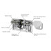 Цилиндр EVVA EPS DZ 102мм 41х61Т NI 3 ключі