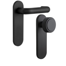 Набор фурнитуры ISEO 032505 72мм 9x9мм Black Набор фурнитуры ISEO 032505 72мм 9x9мм Black
