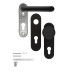 Набор фурнитуры ISEO 032405 72мм 9x9мм Black Набор фурнитуры ISEO 032405 72мм 9x9мм Black