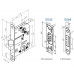 Замок врезной ABLOY 2018 цинк BS45