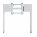 Фурнитура ROSTEX RAVENA H53 WC SQUARE нерж. сталь 38-52мм