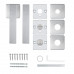 Фурнитура ROSTEX RAVENA H53 WC SQUARE нерж. сталь 38-52мм