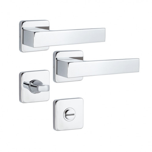 Фурнитура ROSTEX RAVENA H53 WC SQUARE хром 38-52мм