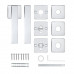 Фурнитура ROSTEX RAVENA H53 WC SQUARE хром 38-52мм
