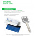 Цилиндр Mul-T-Lock MTL800 80мм 40x40 (ключ/ключ) язычок никель сатин 3 ключа