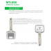 Цилиндр Mul-T-Lock MTL800/MT5+ 100мм 40x60Т (ключ/тумблер) язычок никель сатин 3 ключа