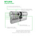 Цилиндр Mul-T-Lock MT5 + 90мм 40x50 (ключ/ключ) язычок никель сатин 3 ключа