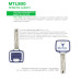 Цилиндр Mul-T-Lock MT5 + 90мм 40x50 (ключ/ключ) язычок никель сатин 3 ключа