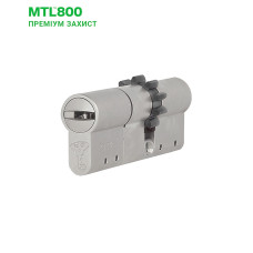 Цилиндр MTL 800 62 31x31 шестеренка ник сатин 3ключа