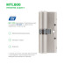 Цилиндр Mul-T-Lock MT5 + 85мм 35x50 (ключ/ключ) язычок никель сатин 3 ключа