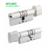 Цилиндр Mul-T-Lock MTL800/MT5+ 105мм 55x50Т (ключ/тумблер) язычок никель сатин 3 ключа