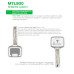 Цилиндр Mul-T-Lock MT5 + 85мм 40x45 (ключ/ключ) язычок никель сатин 3 ключа