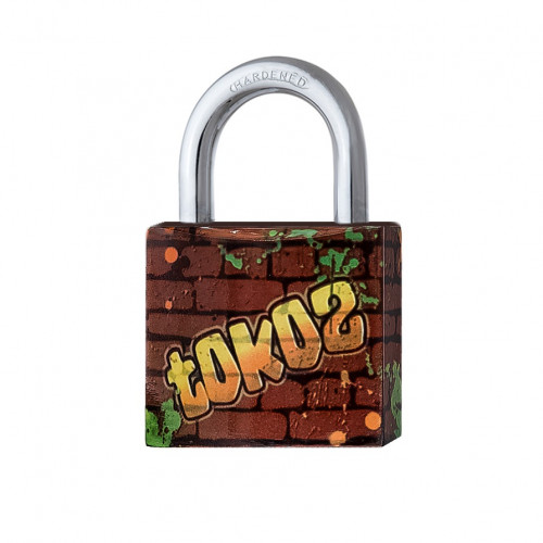 Замок навесной TOKOZ GRAFFITI_40 22мм 3кл