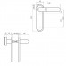 Фурнитура ISEO 032403 72мм SILVER fix