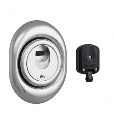 Протектор DISEC MAGNETIС 3G хром 25мм 3 ключа