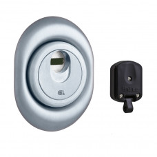Протектор DISEC MAGNETIС 3G хром матовый 25мм 3 ключа