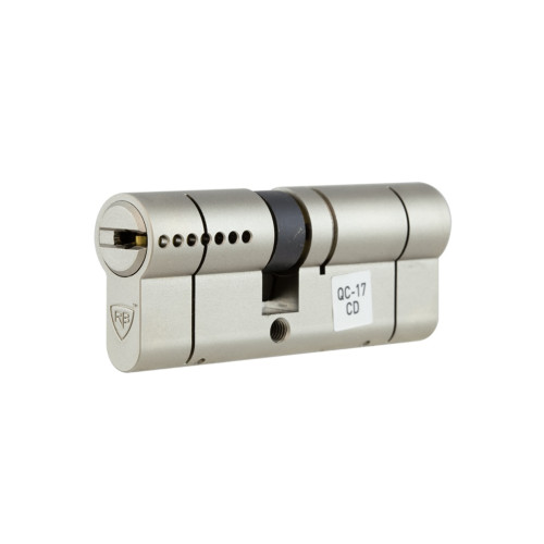 Цилиндр RB KEYLOCX-R 80 40x40 язычок ник. сатин 5кл Цилиндр RB KEYLOCX-R 80 40x40 язычок ник. сатин 5кл