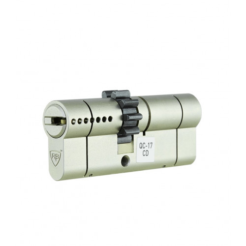 Цилиндр RB KEYLOCX 100мм 50x50 шест. ник. сатин 5кл