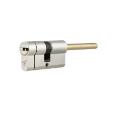 Цилиндр RB KEYLOCX 66 31x35SТ язычок ник. сатин 5кл