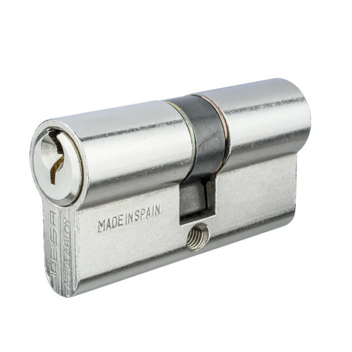 Цилиндр TESA TE5 60 30x30 язычок хром 3 кл
