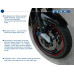 Замок VIRO MOTO SEZIONE BLACK 2ключа 145мм