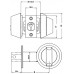 Замок MUL-T-LOCK HERCULAR MT5+ никель сатин  3 ключи