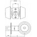 Замок MUL-T-LOCK Dead Bolt HERCULAR Interactive коричневий 3 ключі