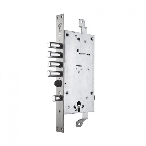 Замок врізний MTL LEVER+DIN 204А хром BS63 5кл
