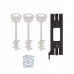 Замок основной врезной MUL-T-LOCK MATRIX DFM10328M хром BS65