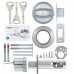 Замок ABLOY Dead Bolt ME153 хром 3 ключи   