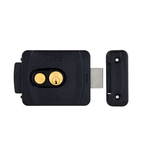 Замок электромех. VIRO V9083.0794P BS50/80мм 3 ключи Black