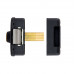 Замок электромеханический VIRO V9083.0794P BS50/80мм T1/T2 12VAC NC CYL_3KEY GATE Black