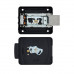 Замок электромеханический VIRO V9083.0794P BS50/80мм T1/T2 12VAC NC CYL_3KEY GATE Black