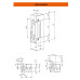Защелка електромеханическая DORCAS 50 NF-412 FaFix (W/O_SP 12V DC) НЗ универсальна стандартная с увеличеным ресурсом